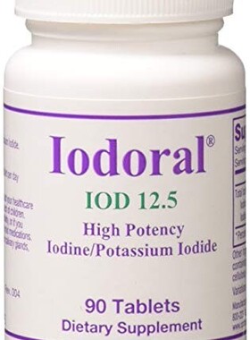 美国代购Optimox - Iodoral, High Potency Iodine Potassium Iod