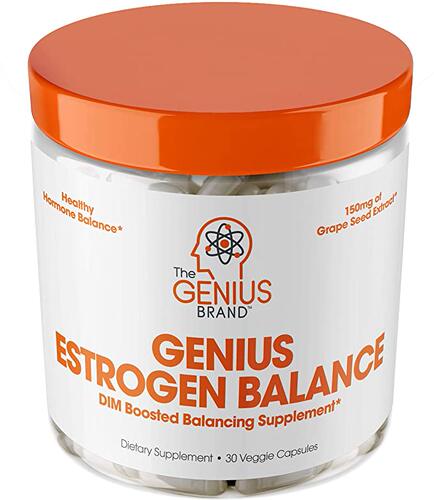 Genius Estrogen Balance – DIM Supplement w/Grape Seed Extra