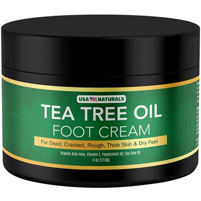 美国代购Tea Tree Oil Foot Cream - Instantly Hydrates and Moi