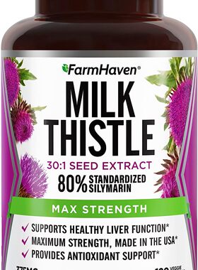美国代购FarmHaven Milk Thistle Capsules | 11250mg Strength |