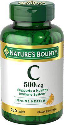 美国代购Nature’s Bounty Vitamin C, Immune Support, Tablets,