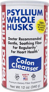 美国代购Yerba Prima Psyllium Whole Husks, 12-Ounce