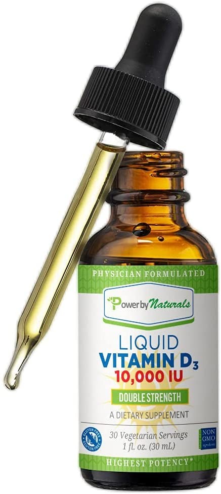 Power by Naturals - High Potency Liquid Vitamin D3 1