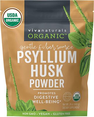 美国代购Viva Naturals Organic Psyllium Husk Powder (1.5 lbs