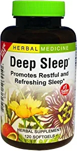 美国代购Deep Sleep® Herbal Sleep Aid: 120-Count Softgels