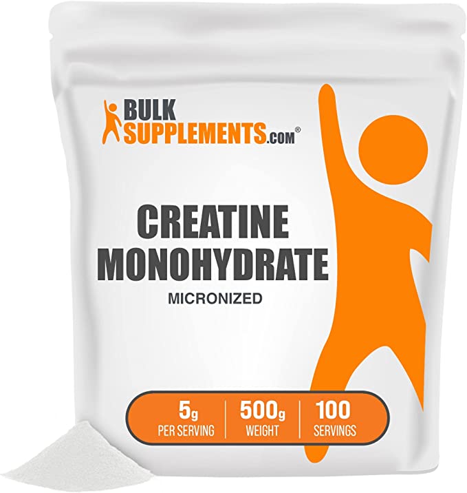 BulkSupplements.com Creatine Monohydrate Powder - Cr