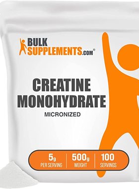 BulkSupplements.com Creatine Monohydrate Powder - Cr