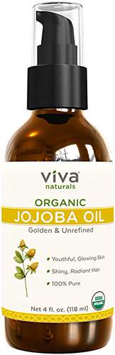 Viva Naturals Jojoba Oil Organic Cold Pressed USDA