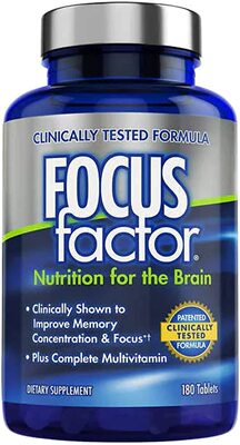美国代购Focus Factor Brain Supplement Multivitamin Improve M