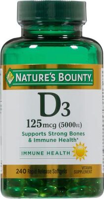 Vitamin D3 Immune Support 125 mcg 5000iu Rapid