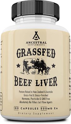 美国代购Ancestral Supplements Grass Fed Beef Liver (Desiccat