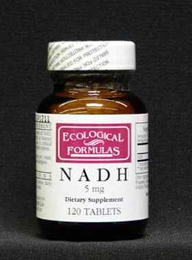 美国代购Ecological Formulas Nadh Tablet, 5 mg, 120 Count