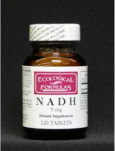美国代购Ecological Formulas Nadh Tablet, 5 mg, 120 Count