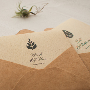 文艺贺卡生日祝福小卡片复古创意迷你留言感节庆圣诞节感谢感恩纸