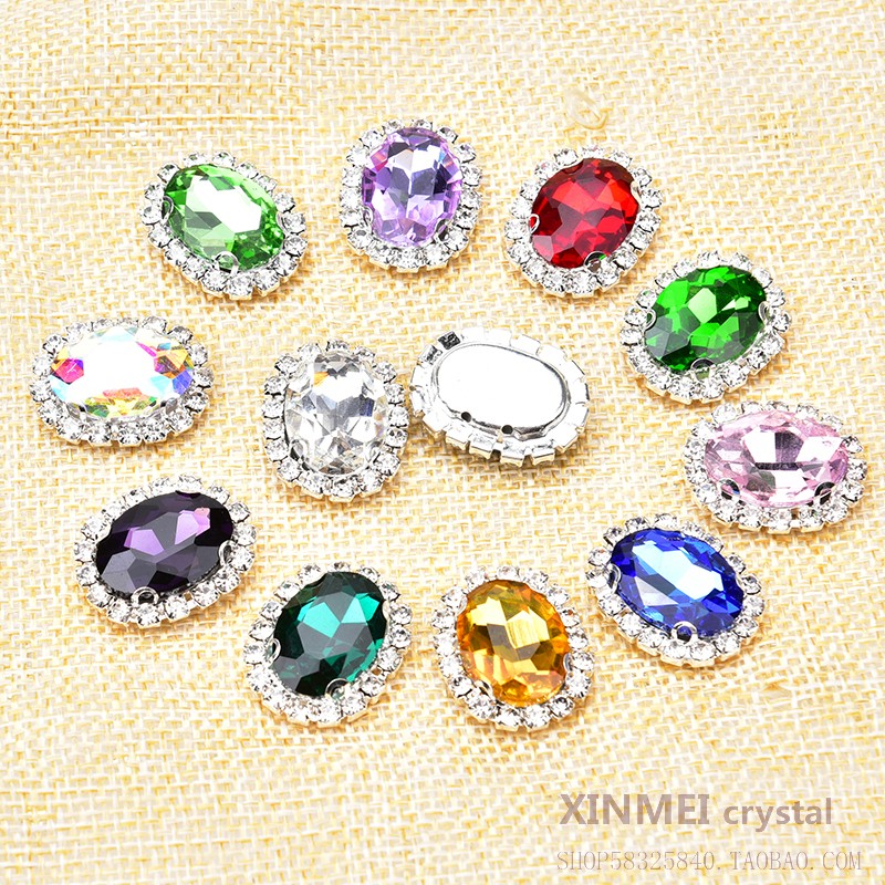 镶钻爪钻新美耳朵水晶手工爪钻