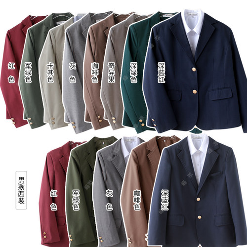 校服外套西装正统英伦学院风西服