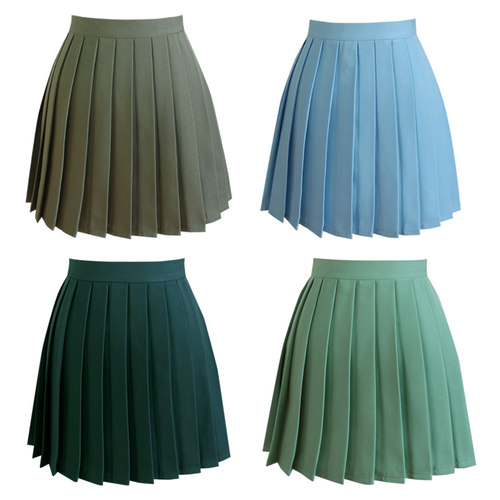 短裙学院风百褶裙学生装