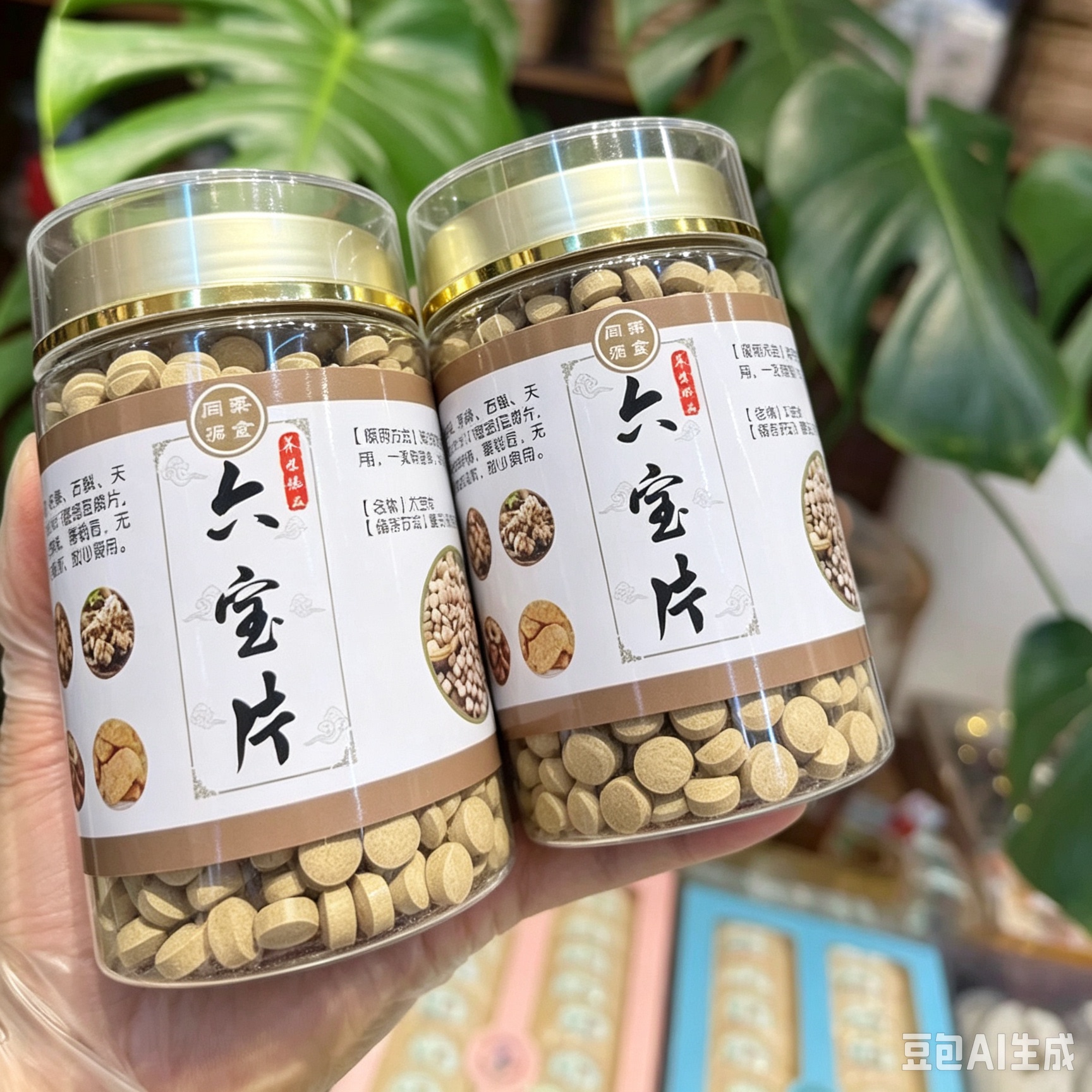 六宝粉片正品特级山楂三七粉西洋参丹参铁皮石斛天麻六合一压片