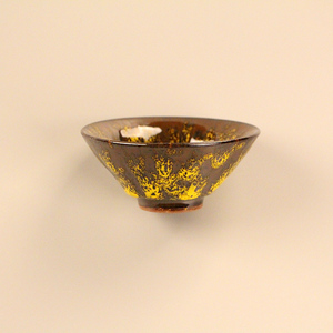 陶瓷天目釉功夫茶具窑变品茗杯斗笠杯小茶盏茶碗兔毫建盏主人单杯