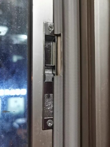 老式90型上海多保铝窗锁自动钩锁窗户锁平移窗锁老式门窗卡扣勾锁