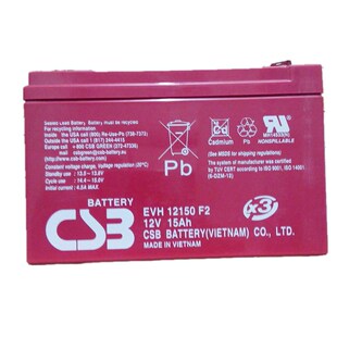 CSB蓄电池免维护EVH12150 F2临床移动DR船舶医疗电梯 进口12V15AH