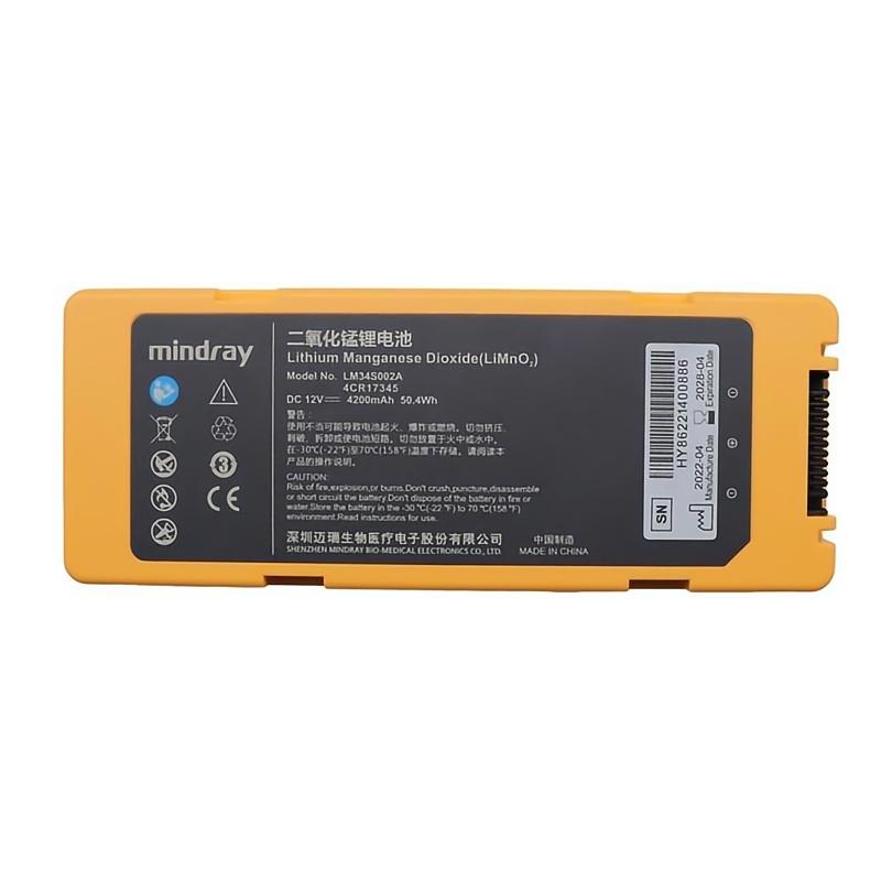 mindray迈瑞电池LM34S002A自动体外除颤仪器S1 2 C1 C2 A二氧化锰