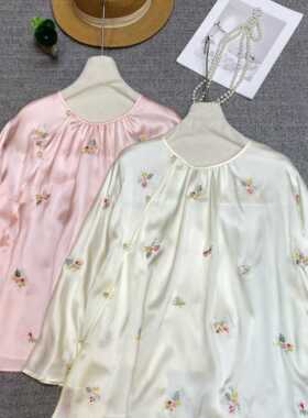 布谷-中式轻法式融合温柔知性自带江南温婉气质小衫YS214-G413