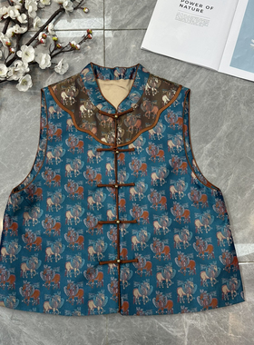 布谷-26年早春马到成功蜀锦国风马甲（含30真丝）YS8-G233