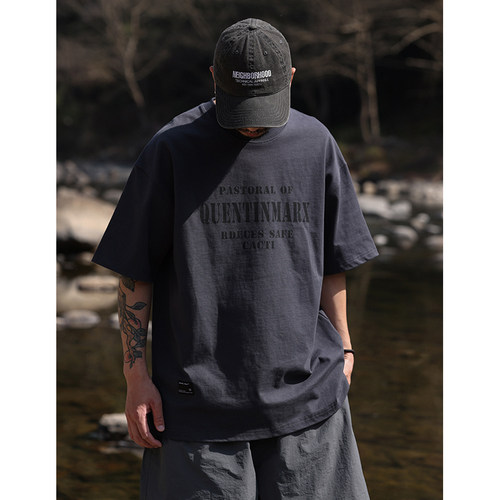 320g男士重磅短袖T恤宽松