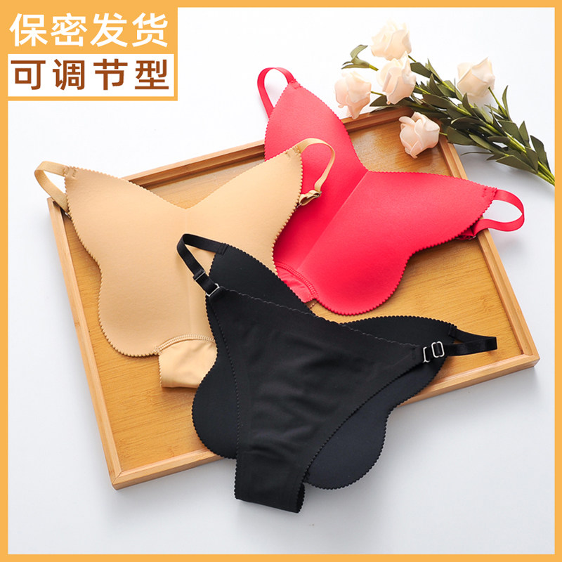 假屁股低腰自然无痕包臀提臀打底