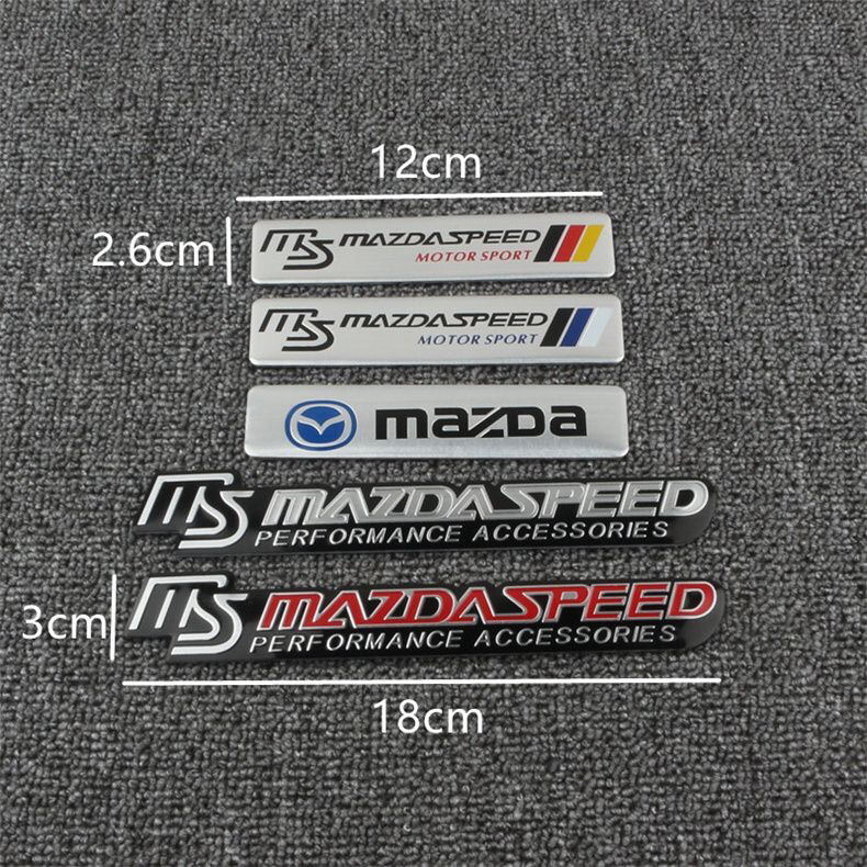 马自达CX-5 CX-4 CX-9昂克塞拉阿特兹金属装饰车标铝贴改装MS尾标