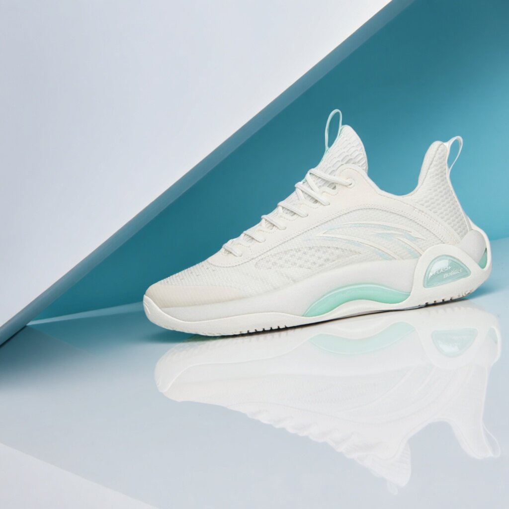 安踏水泥泡泡2专业男体育生夏季透气低帮外场实战专业运动篮球鞋