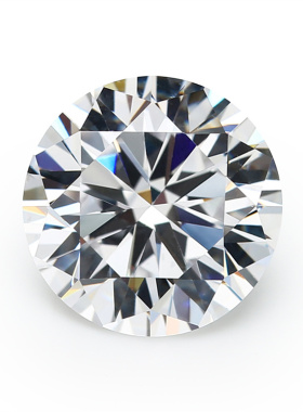 3.25--10mm 5A级圆形白色锆石裸石 梧州人造宝石 合成立方氧化锆