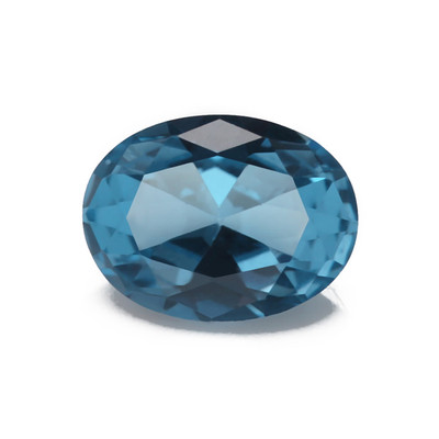 120#尖晶 3x5--10x12mm 蛋型蓝尖晶 人工合成宝石 首饰DIY宝石