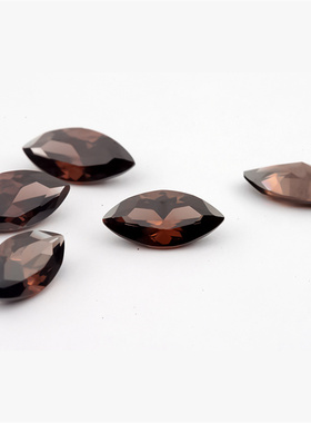 2x4--8x16mm 5A 咖啡色马眼形锆石 梧州宝石水钻 首饰镶嵌DIY