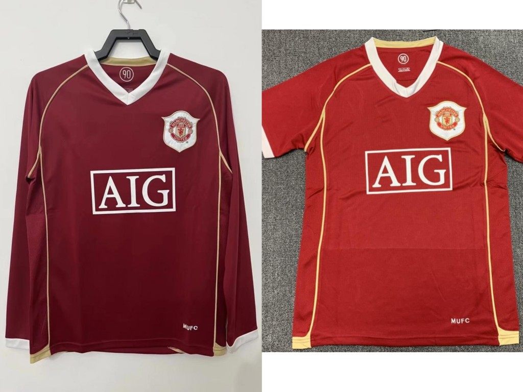 复古0607 m联主场足球上衣