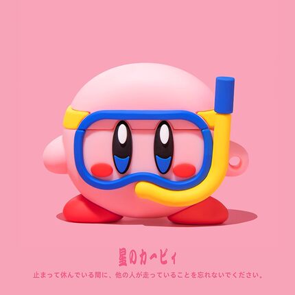 可爱立体星之卡比适用苹果airpods4保护套airpodspro3代蓝牙耳机套盒airpods3/2代新款airpods卡通创意保护壳