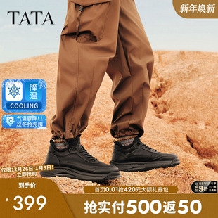 舒适休闲高帮鞋 新款 厚底增高工装 2025冬季 OFP01DD5 鞋 TATA他她男鞋