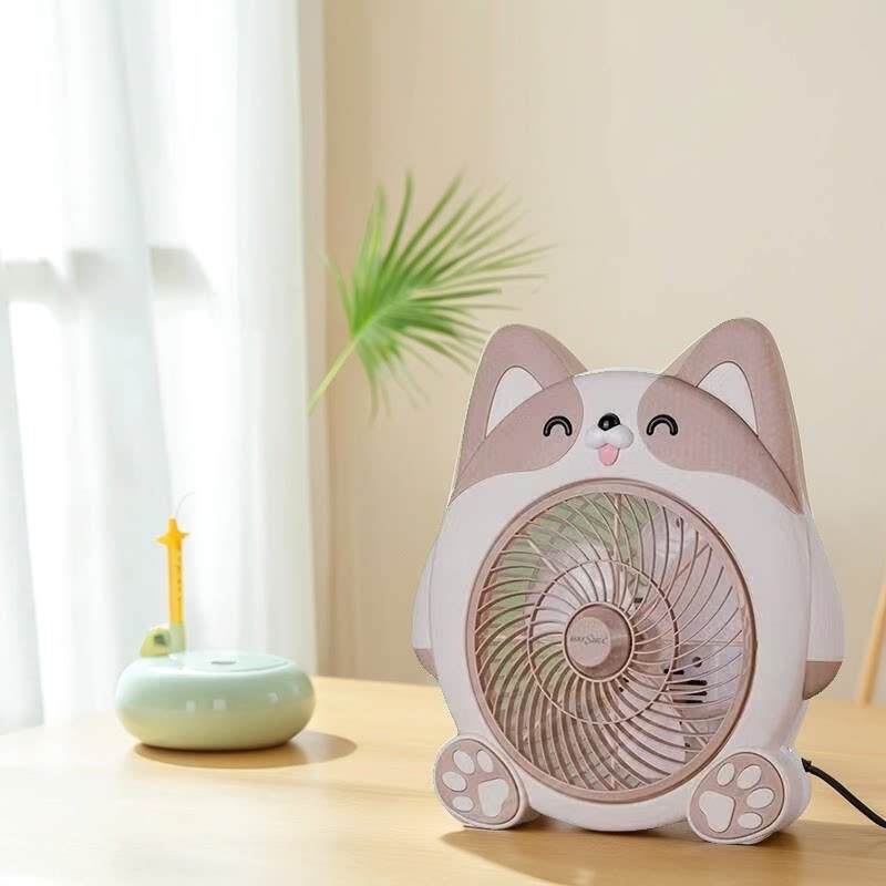 美诗儿电风扇台扇转页扇台式风扇家用迷你小型台扇宿舍桌面台风扇