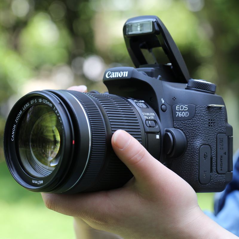佳能760D单反相机新手入门级家用