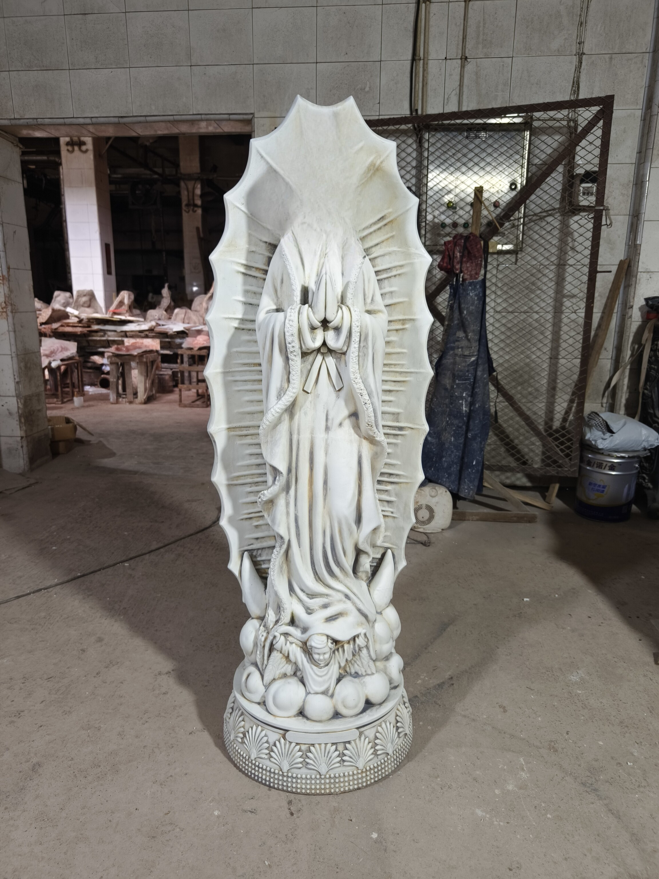 拉美复古许愿人物摆件慈悲母亲雕像家居庭院婚庆大型景观酒吧装饰