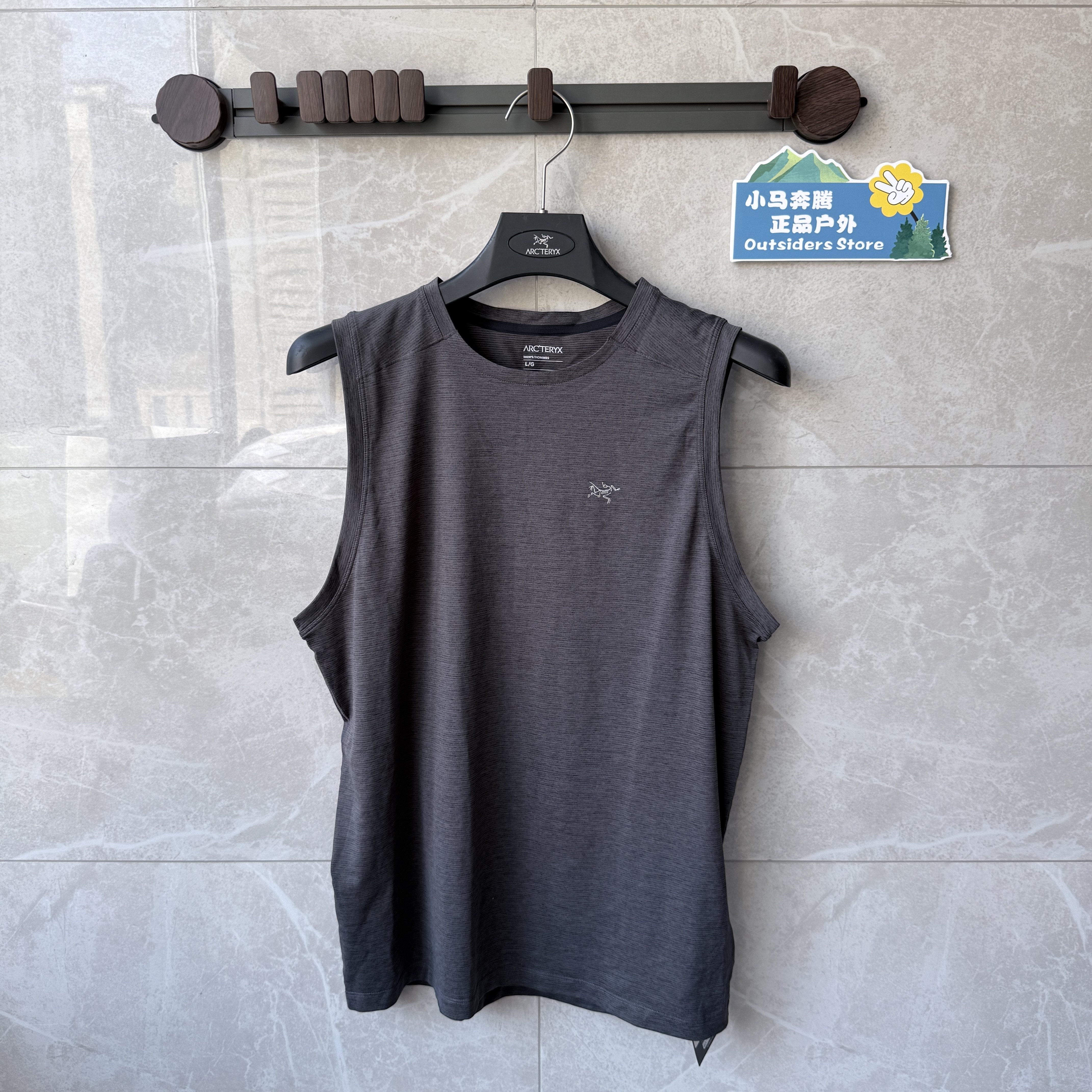 始祖鸟Arcteryx Cormac Tank男士速干户外运动圆领跨代背心