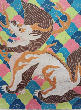 木兮复原款明制汉服獬豸织金妆花补子