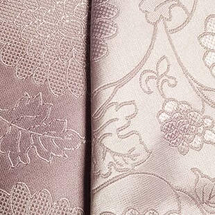 木蘭兮原创明定陵缠枝菊纹天丝混纺缎料