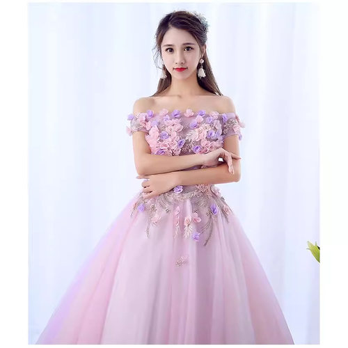 晚礼服蓬蓬裙主持演出服声乐艺考学生唱歌美声独唱舞台礼服女长款