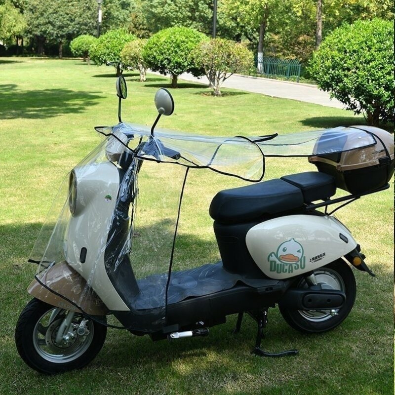 防风中控摩托车车车盖头罩仪表盘防寒挡雨电动车罩防雨罩神器