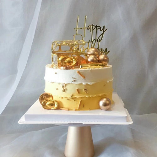 金色百宝箱蛋糕装饰暴富插件