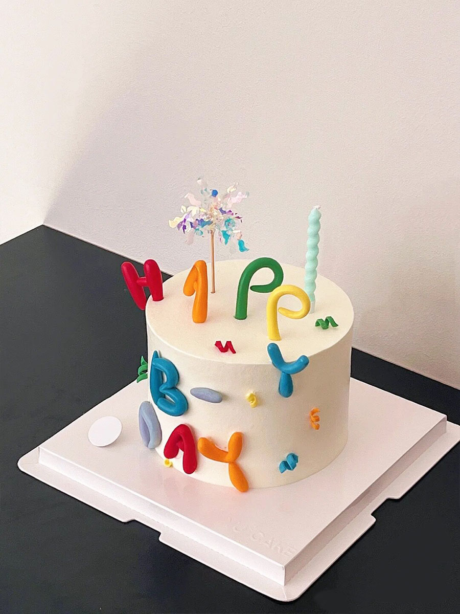 网红软胶生日快乐字母插件