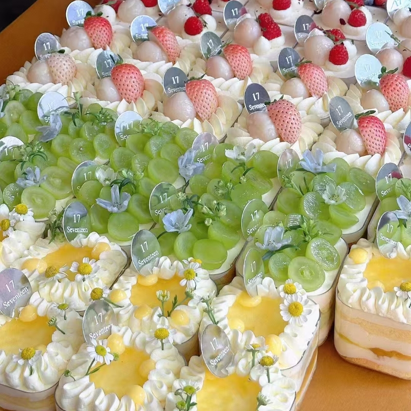 春游野餐甜品四宫格盒子