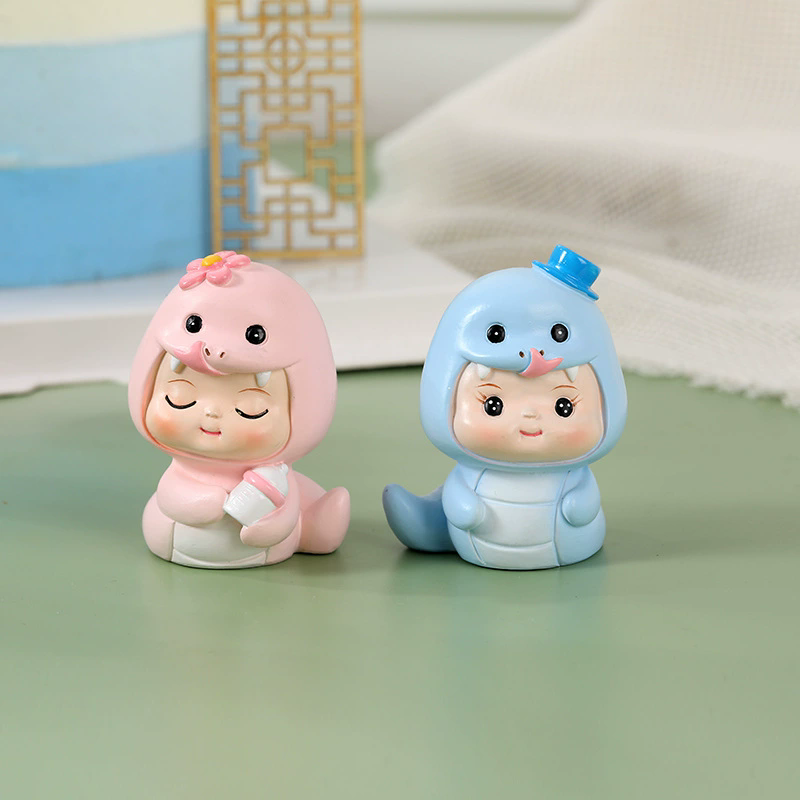 蛇宝宝满月百天周岁蛋糕装饰插件